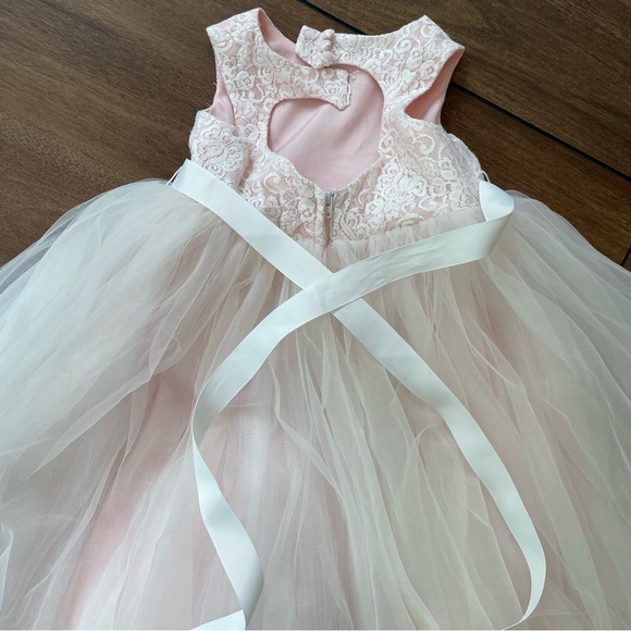 David’s Bridal flower girl dress, size 4 - Picture 6 of 14